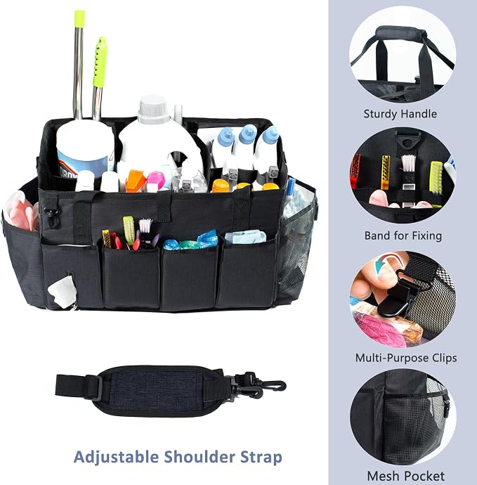 XL Professional Cleaning Caddy for Cleaning Suppliers, Cleaning Organizer - Image 4