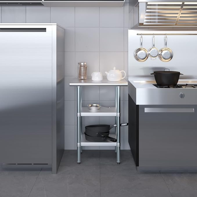 AmGood Stainless Steel Work Table - Image 5