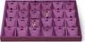 Velvet Necklace Display Tray, Stackable 24 Grid Insert Pendant Necklaces by Dansmiy
