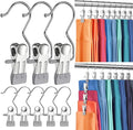 50 Pack Pants Hangers with Clip, Legging Organizer by DOIOWN