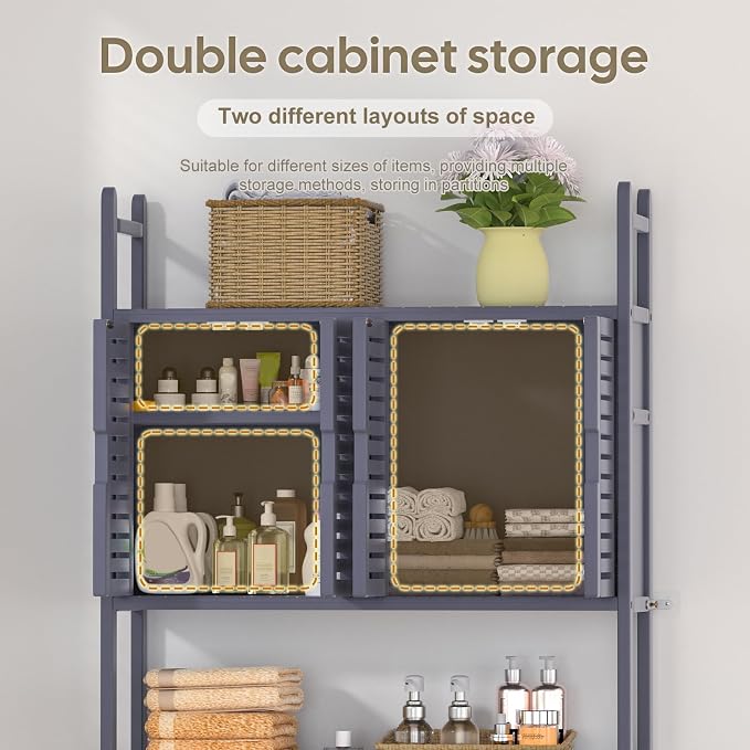 Over The Toilet Storage Cabinet - Image 4