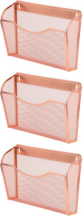 EASEPRES 3 Single Pocket Mesh Hanging File Organizer, Vertical Wall Mounted by EASEPRES