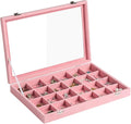 Frebeauty Velvet Jewelry Tray, 24 Grid Jewelry Organizer by Frebeauty