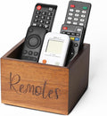 Acacia Wood Remote Control Holder Caddy, TV Organizer by LBEMEY