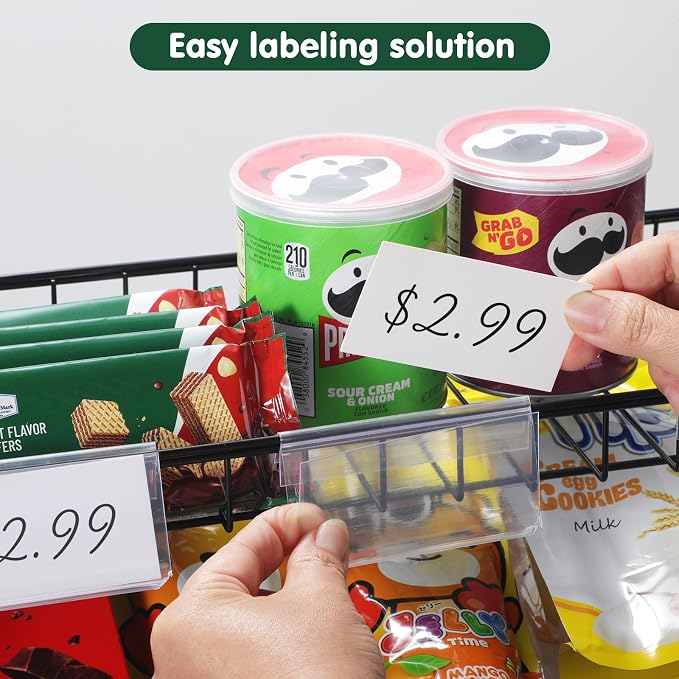 4-Tier Black Stackable Candy Display Rack, Snack Organizer - Image 5
