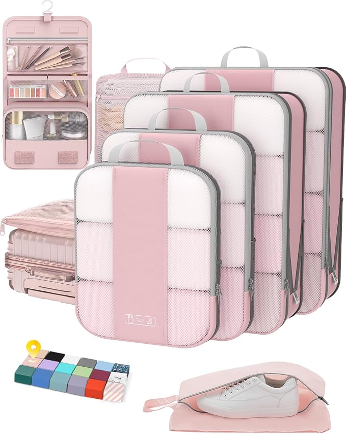 8 Set Compression Packing Cubes by OlarHike