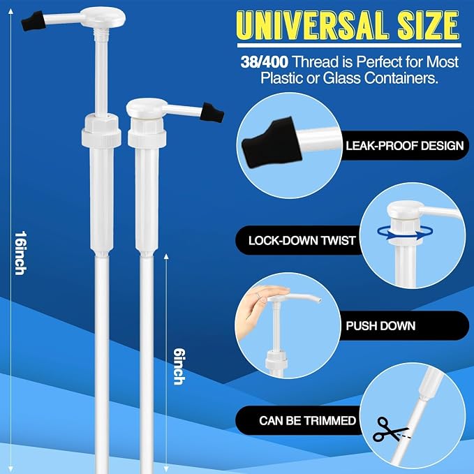 12 Pcs 5 Gallon Pump Dispenser 38-400 1 oz Dispenser Pump - Image 2