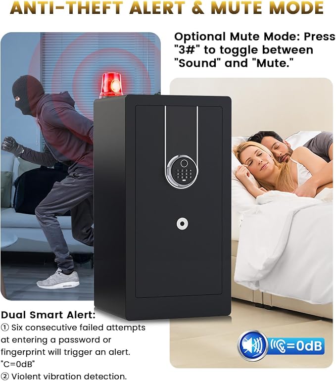 8.1 Cuft Heavy Duty Biometric Safe Box - Image 6