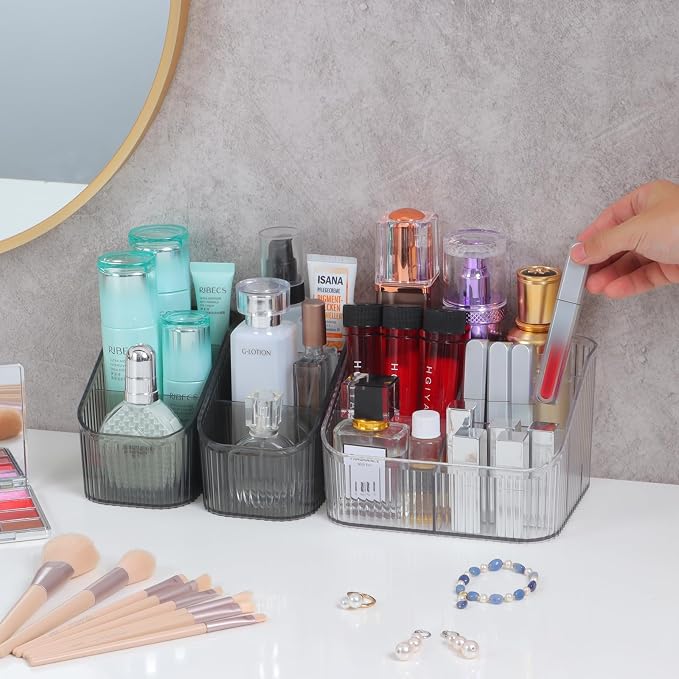 Black Makeup Organizer, Makeup Brush Holder 8 Cups - Image 6