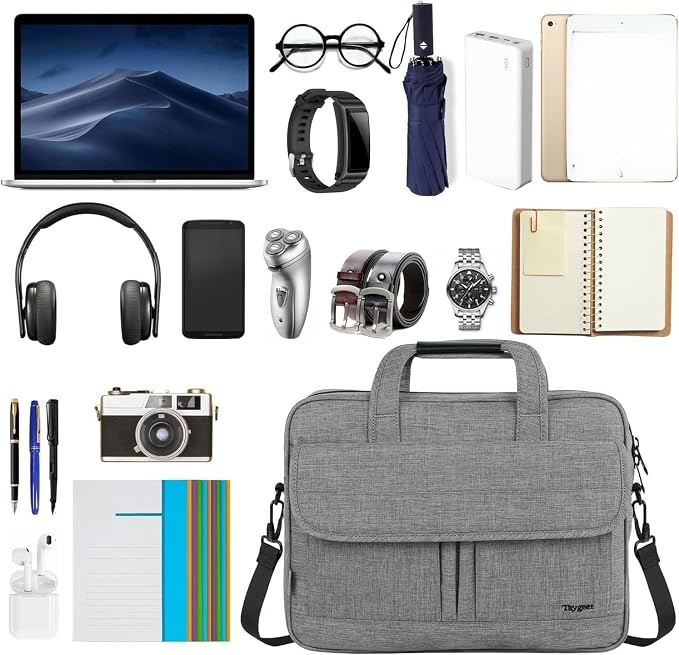 Taygeer Laptop Bag for Men, Water Resistant Crossbody Messenger Shoulder Bag - Image 5