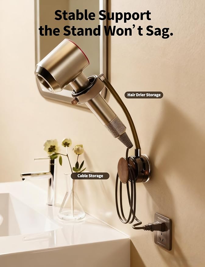 Hair Dryer Holder Wall Mounted - Image 2