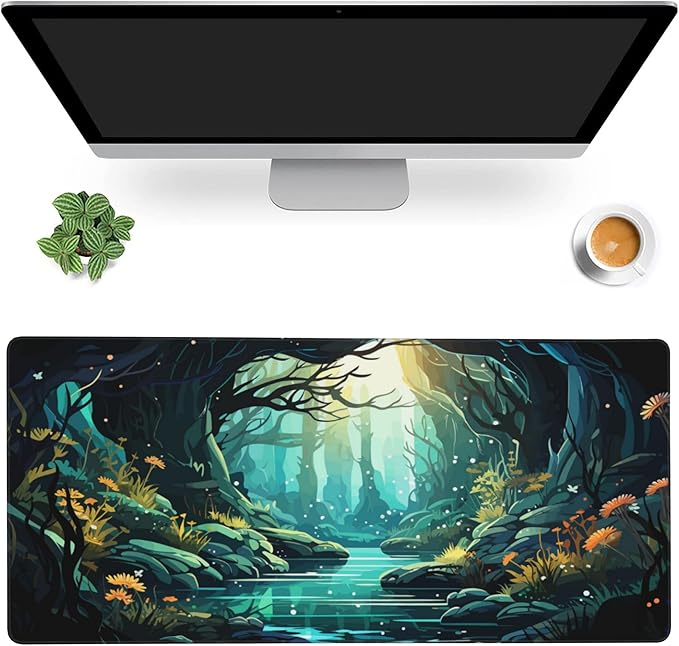 Gaming Mouse Mat Beautiful Landscape Large Mouse Pad Extended Mouse Pad Desk by MIOAOSRT