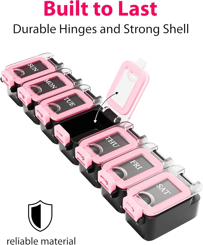 Weekly Pill Organizer 1 time a Day – Pill Box 7 Day - Image 9
