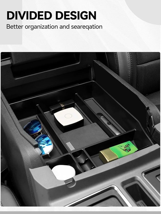 ELECFRESH 2PCS Center Console Organizer - Image 5