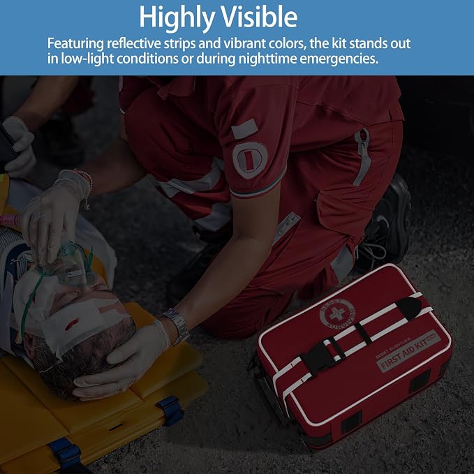 401 Piece First Aid Kit with Chest Seals -Labeled, Expandable & Mountable - Image 7