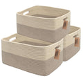 COMFY-HOMI 3 pcs Large Storage Baskets by COMFY-HOMI