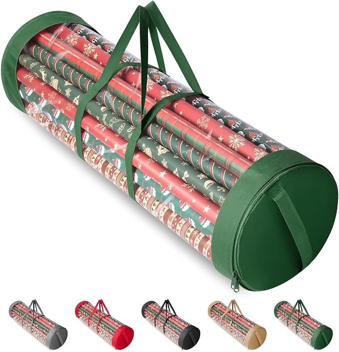 BALEINE Christmas Wrapping Paper Organizer Storage by BALEINE