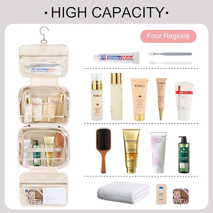 TOPEAST Travel Toiletry Bag for Women - Image 5