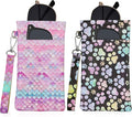Double Eyeglass Case Soft Dual Glasses Case by FLYINGMAGE