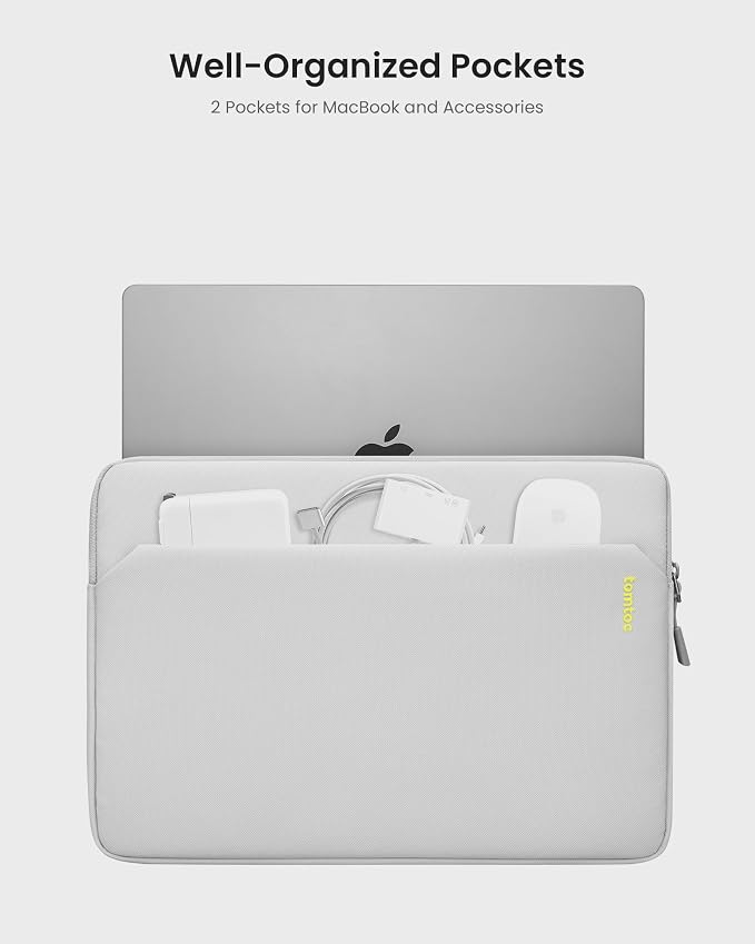 tomtoc Slim Laptop Sleeve for 16-inch MacBook Pro M4/M3/M2/M1 Pro/Max 2024-2019 - Image 2