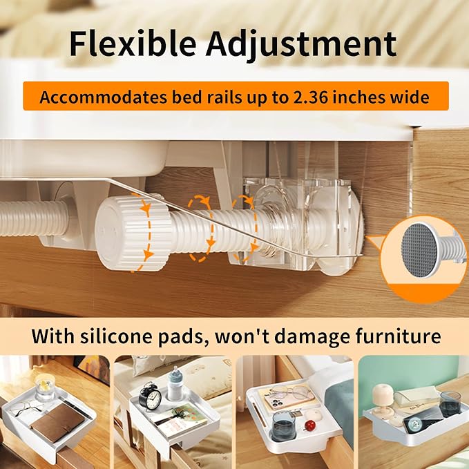 Bedside Caddy for Dorm Bed - Image 9