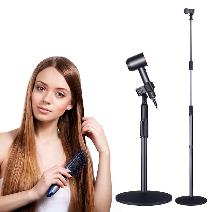 Hands Free Hair Dryer Stand Holder by TAYUQEE