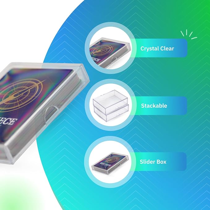 10 Pack Clear Acrylic Card Storage Boxes - Image 6