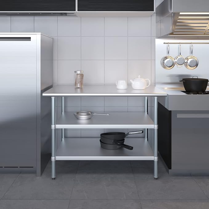 AmGood Stainless Steel Work Table - Image 5