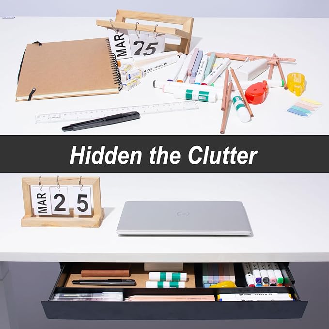 Large Under Desk Mounted Sliding Drawer - Image 5