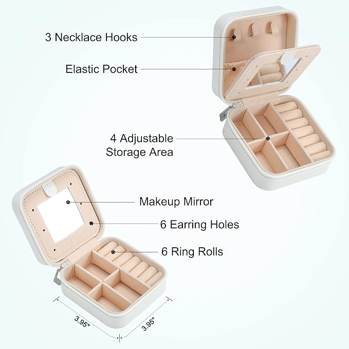 Parima Travel Jewelry Organizer Box - Image 4