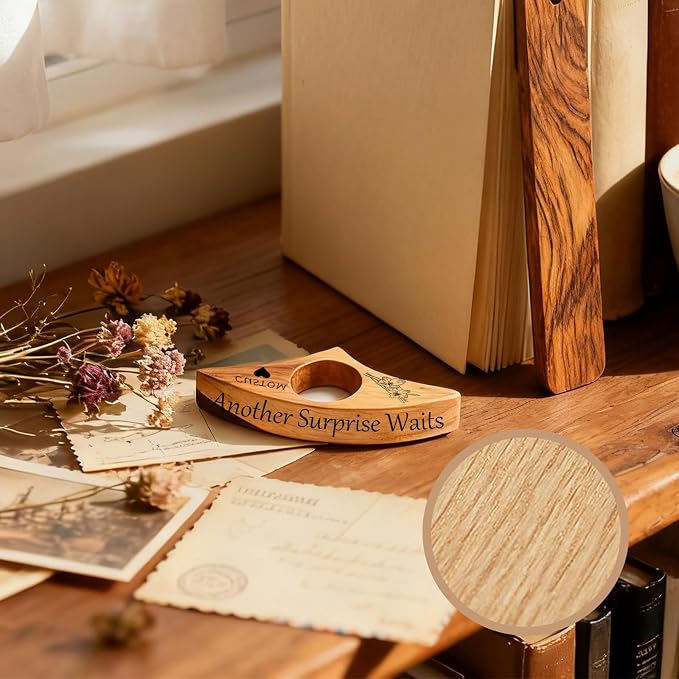 Personalized Book Page Holder Engraved Text - Image 5