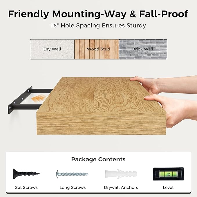Floating Shelves 48 Inch Long, 12 Inch Deep Floating Shelves - Image 7