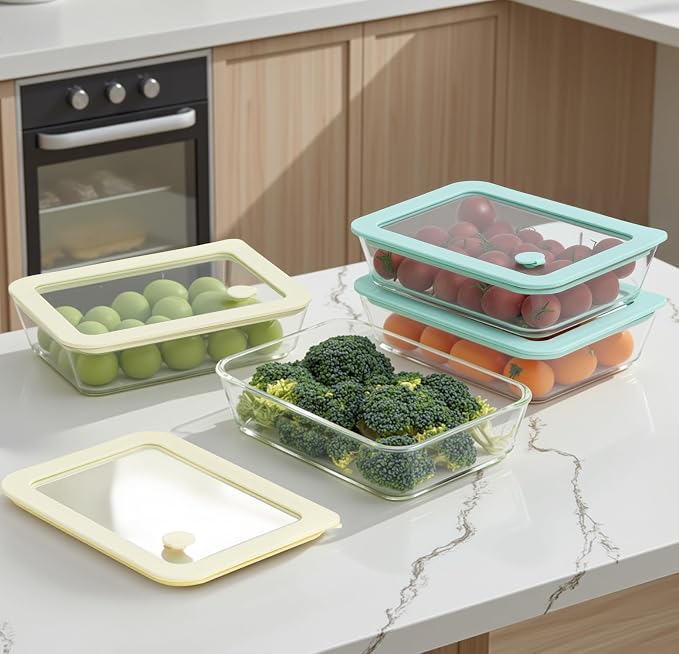 Urban Green Glass Food Container Set - Image 5