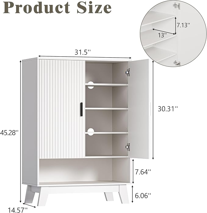 Shoe Cabinet Storage for Entryway - Image 2
