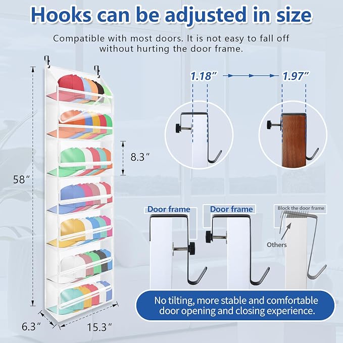 7-layer large capacity Hat Organizer, Hat Rack - Image 2