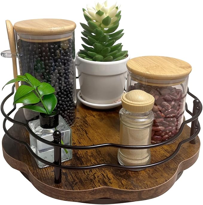 Lazy Susan Turntable Organizer by BaiWinlar