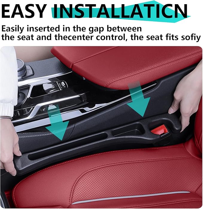 Seat Gap Fillers with Seat Belt Holes, No Drop Seat Guard - Image 4