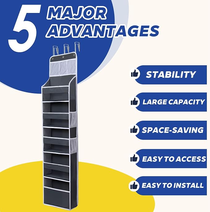 Over The Door Organizer 6 Tier - Image 4