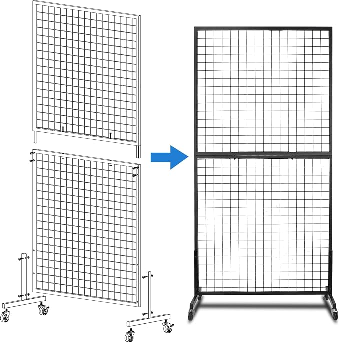 3'x 6' Gridwall Panel Display Stand - Image 5