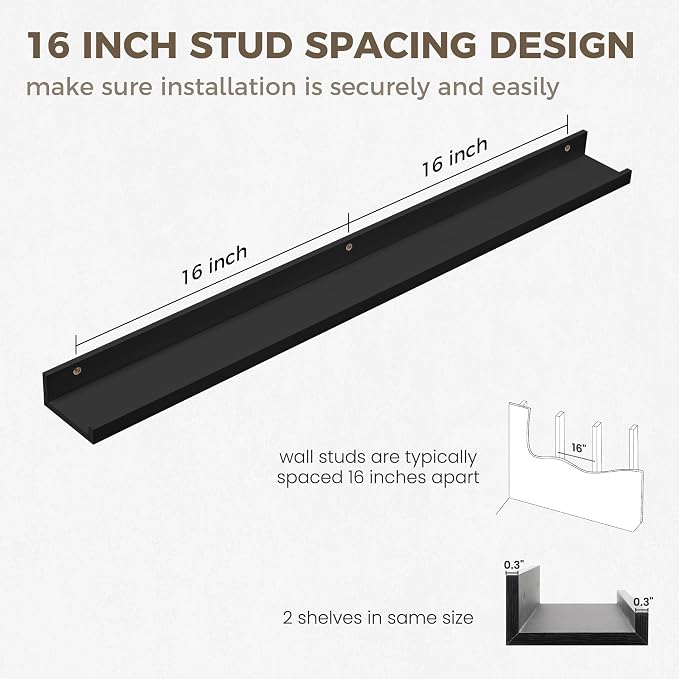 Axeman Floating Shelves for Wall - Image 4