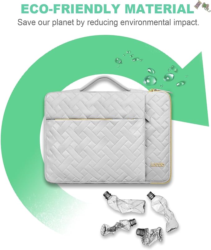 Lacdo 360° Protective 15-15.6 Inch Laptop Sleeve Case - Image 5