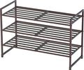 Simple Houseware 3-Tier Stackable Metal Panel Shoes Rack by SimpleHouseware