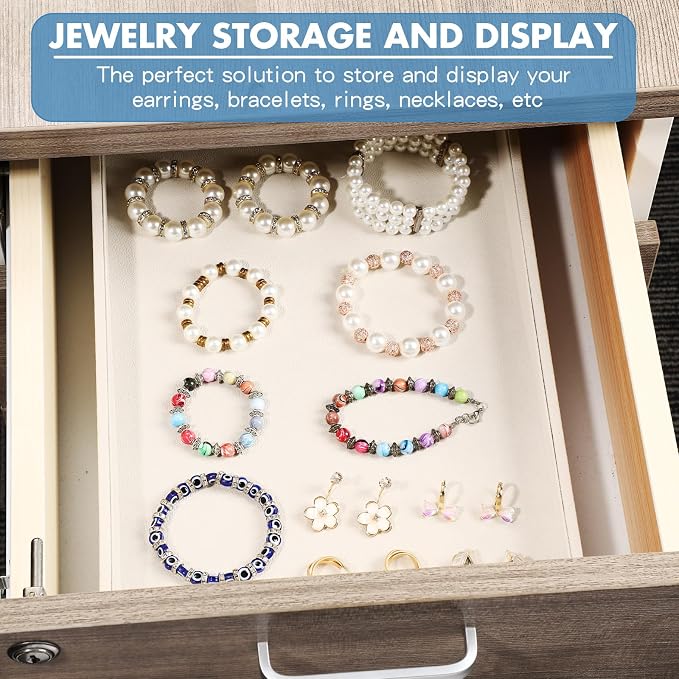 Quelay Stackable Jewelry Tray Jewelry Organizer Tray Showcase Display Empty - Image 4