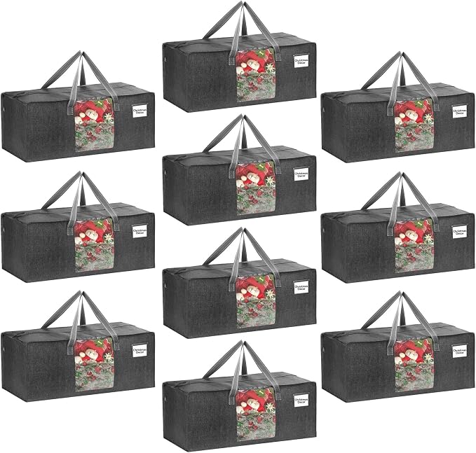 VENO 10 Pack Moving Bags Extra Large Storage Bags by Veno