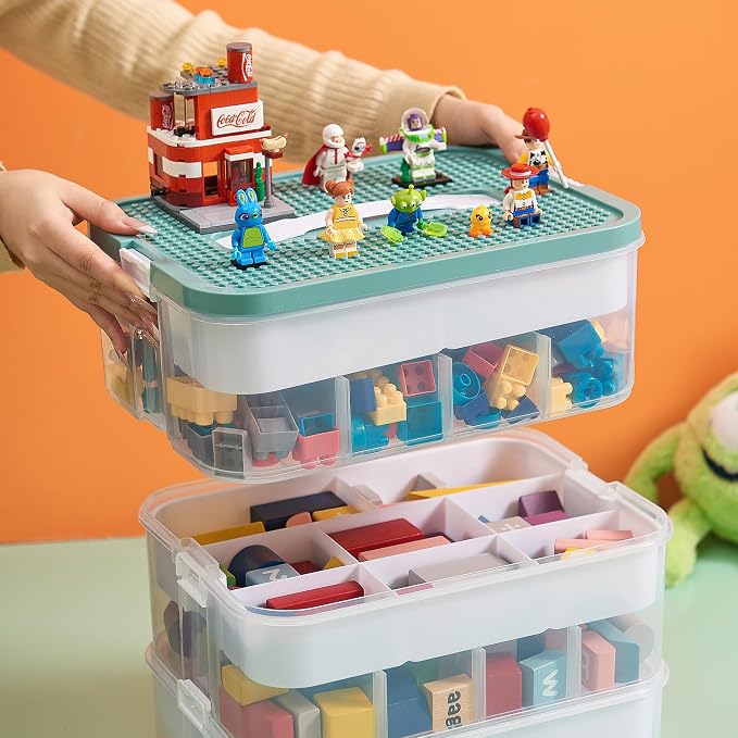 Plastic Stackable Organizer Storage Case - Image 8