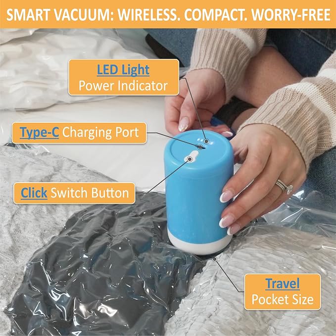22 Pack Vacuum Storage Bags - Image 5