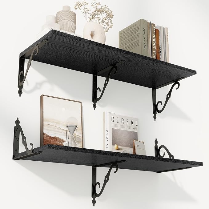 RICHFOCUS 12 Inch Deep Floating Shelves by Unknown