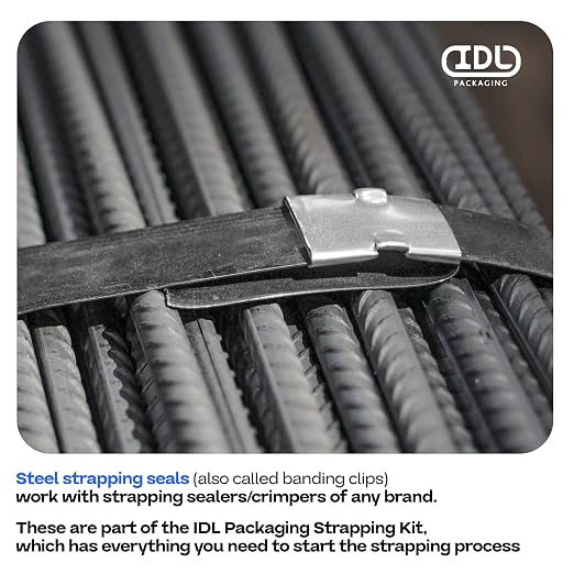 IDL Packaging 3/4" Open Seals for Steel Strapping - Image 7