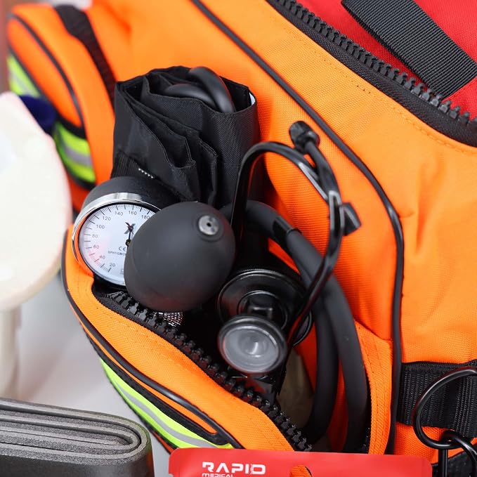 Lightning X Fully Stocked X-Tuff Modular Oxygen Trauma Bag w/ Removable - Image 7