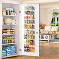 EVERIE 9-Tier Over the Door Storage Rack, Metal Hanging Organizer by EVERIE